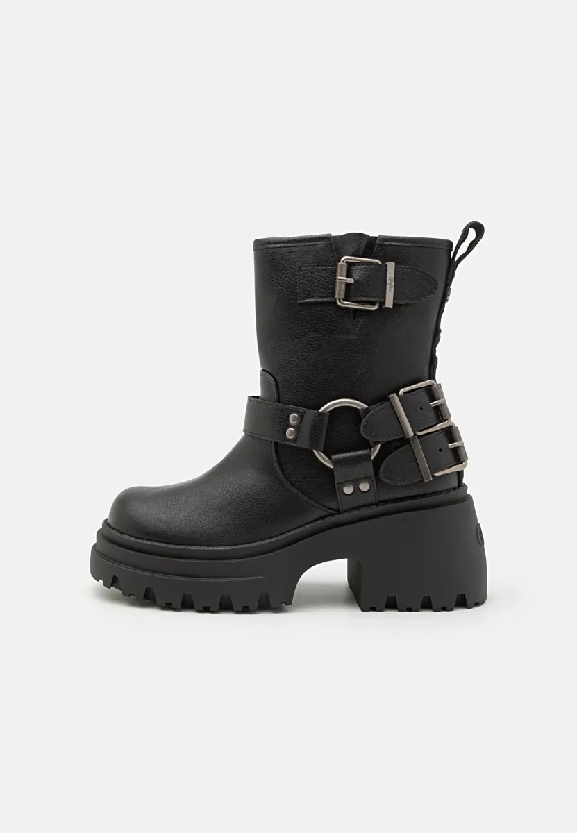 Plateaustiefelette - black