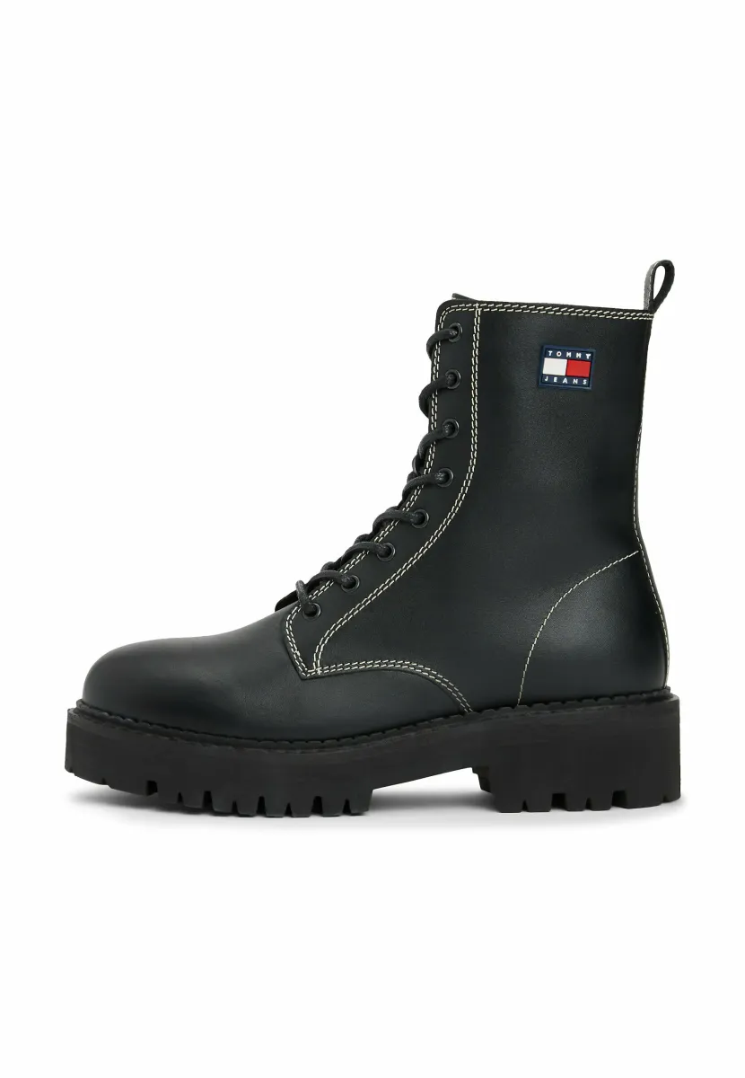 Plateaustiefelette - black