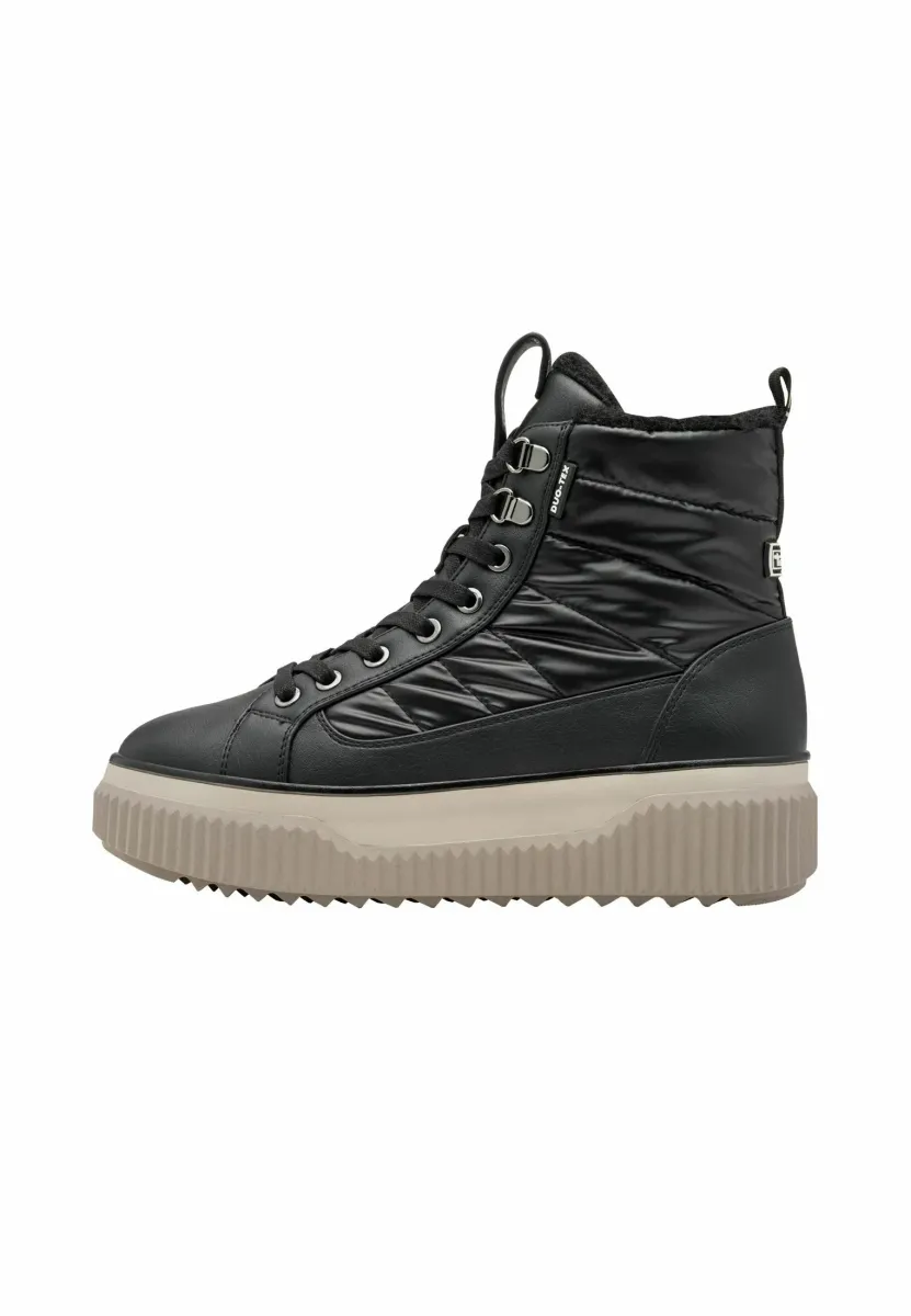 Plateaustiefelette - black