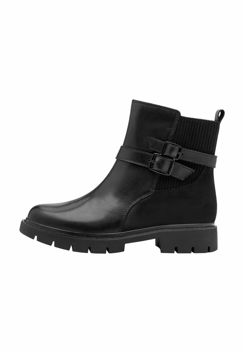 Plateaustiefelette - black