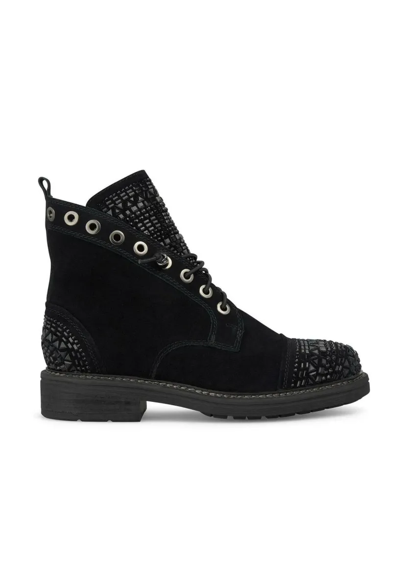 Plateaustiefelette - black