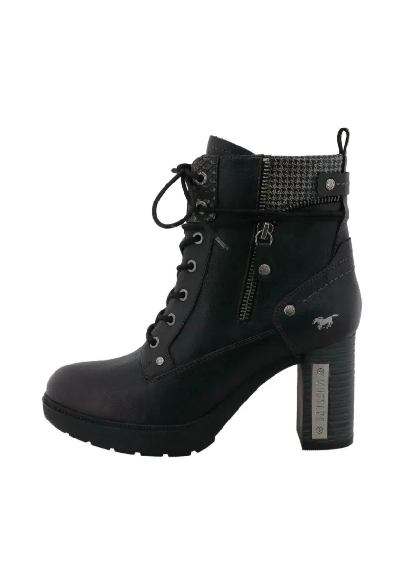 Plateaustiefelette - black