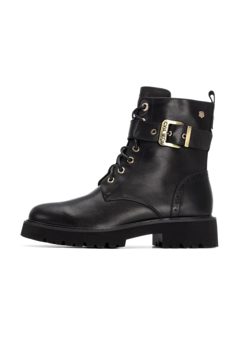 Plateaustiefelette - black