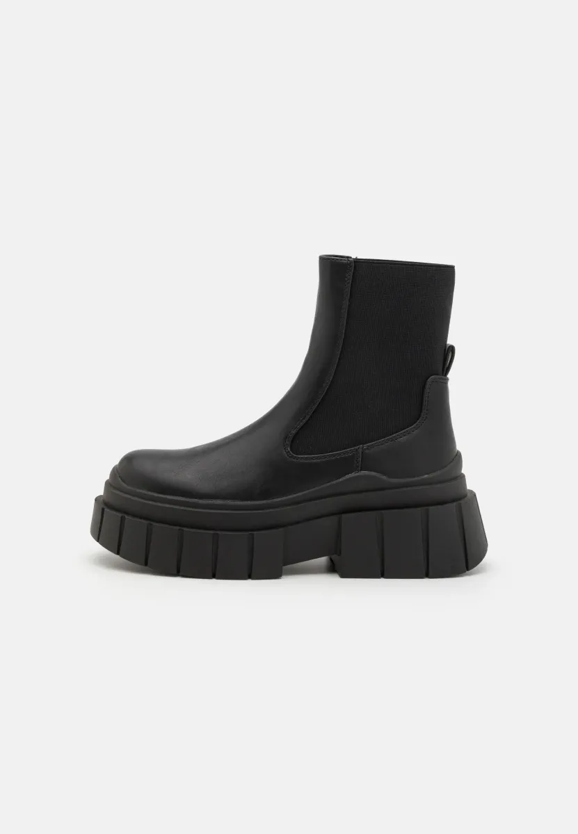Plateaustiefelette - black