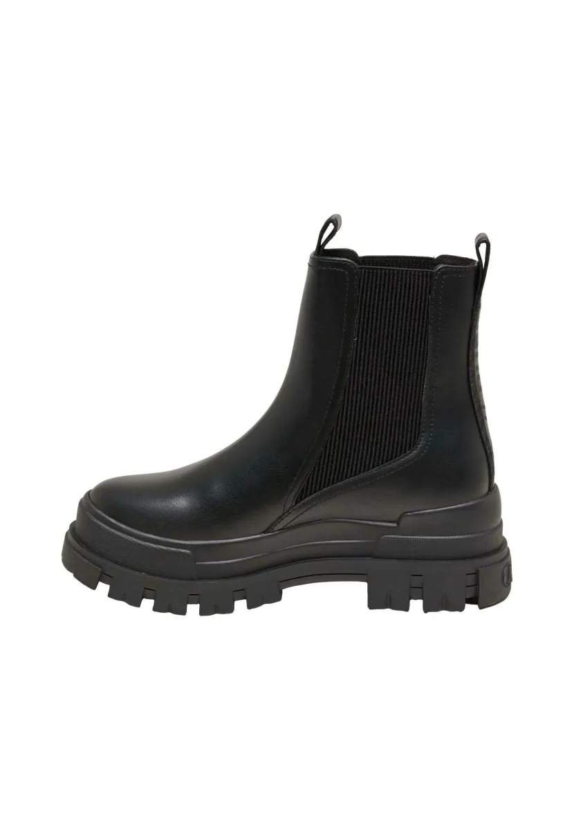 Plateaustiefelette - black