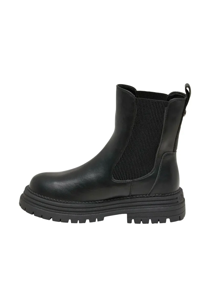 Plateaustiefelette - black