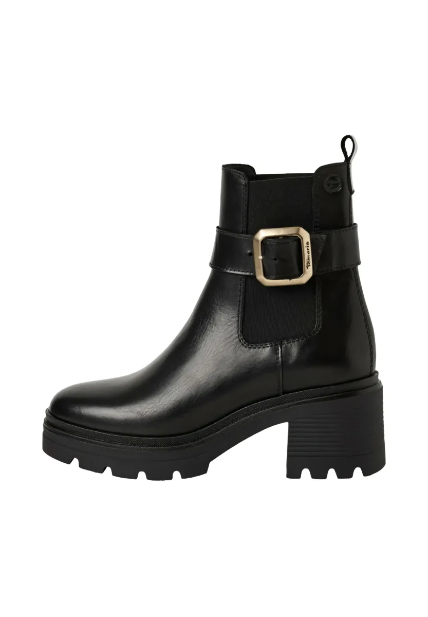 Plateaustiefelette - black