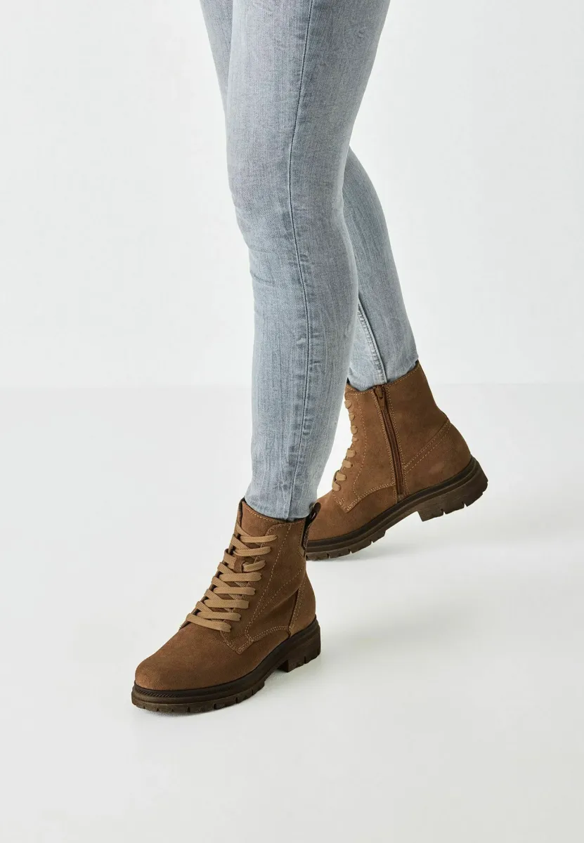 Plateaustiefelette - brown