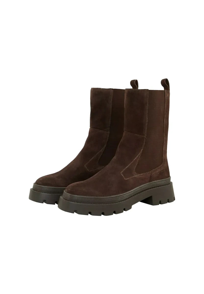 Plateaustiefelette - brown