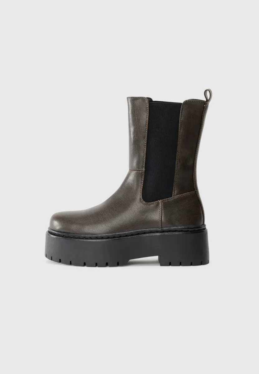 Plateaustiefelette - brown
