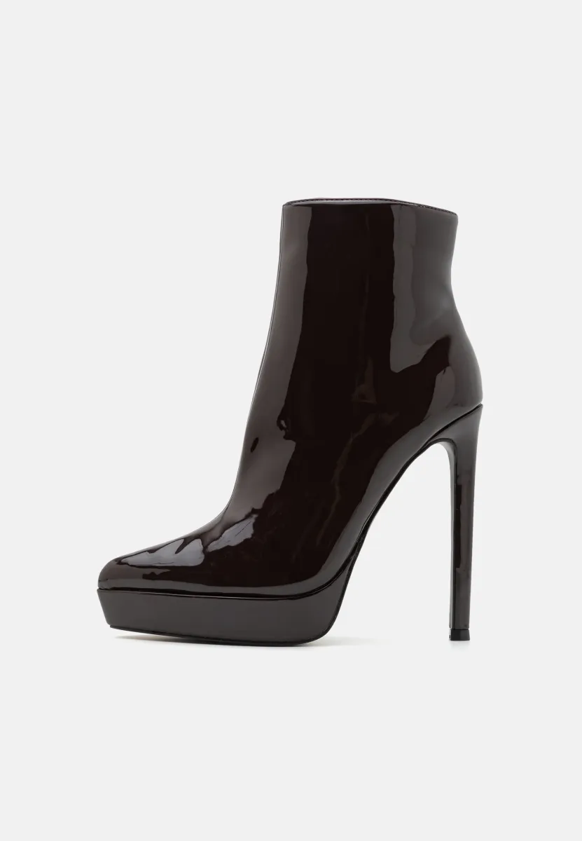 Plateaustiefelette - dark brown
