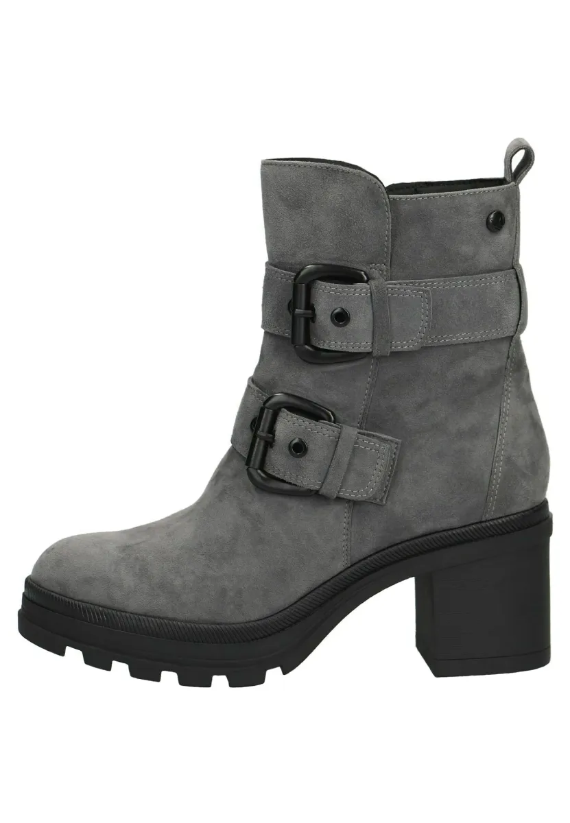 Plateaustiefelette - granite suede