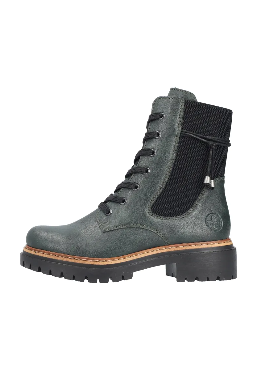 Plateaustiefelette - grün