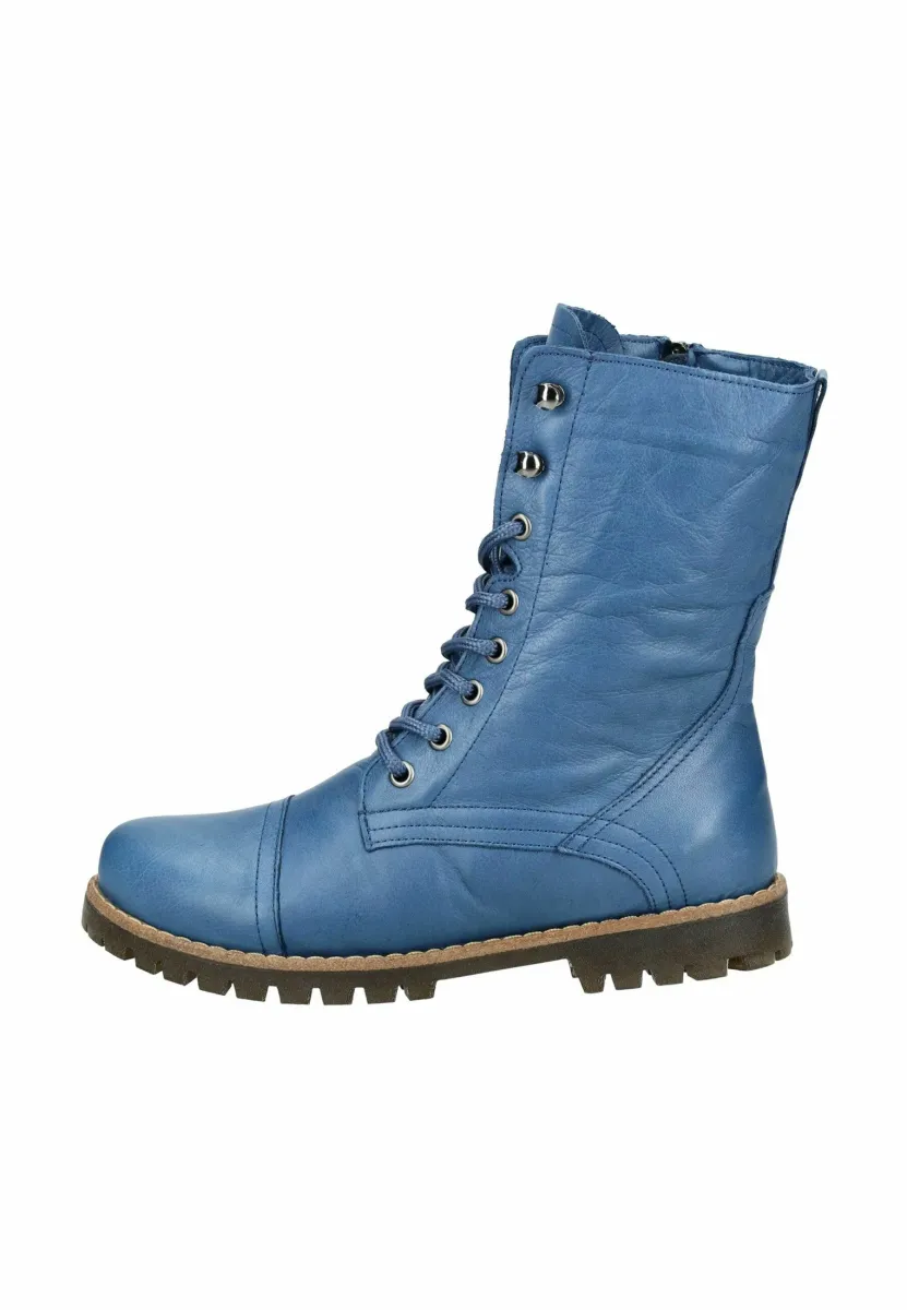 Plateaustiefelette - jeans