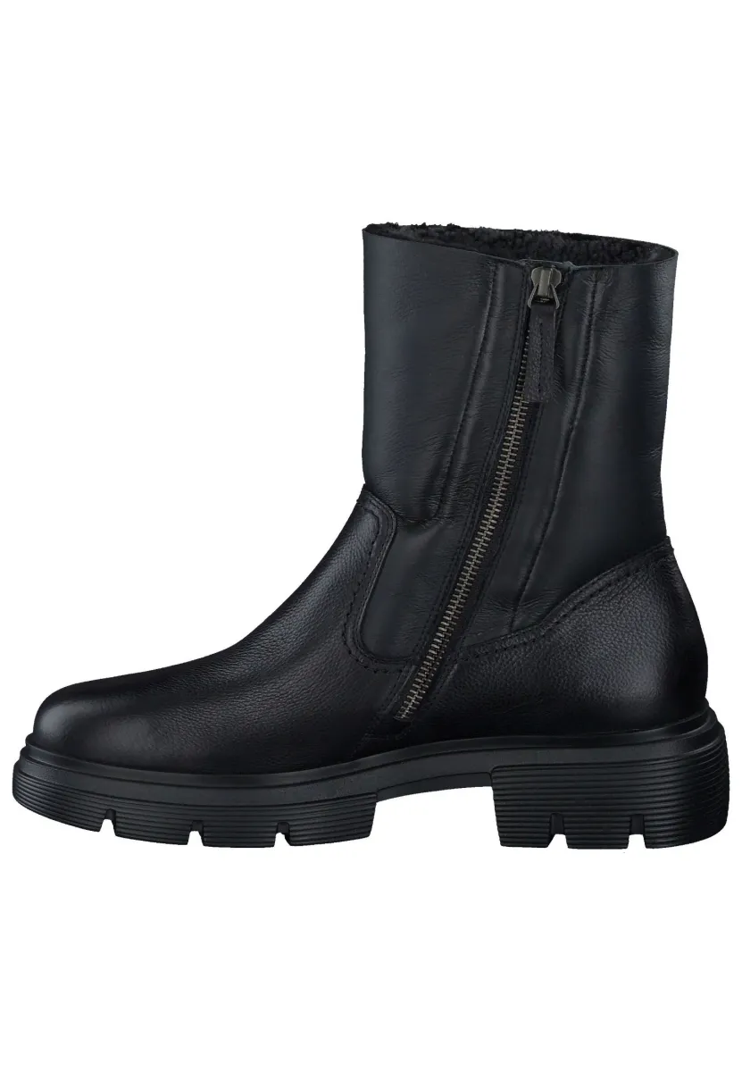 Plateaustiefelette - maincalf doubleface black