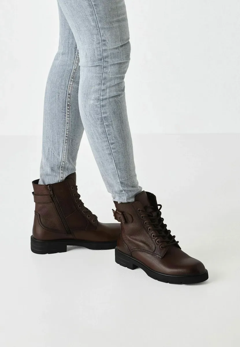 Plateaustiefelette - mocca