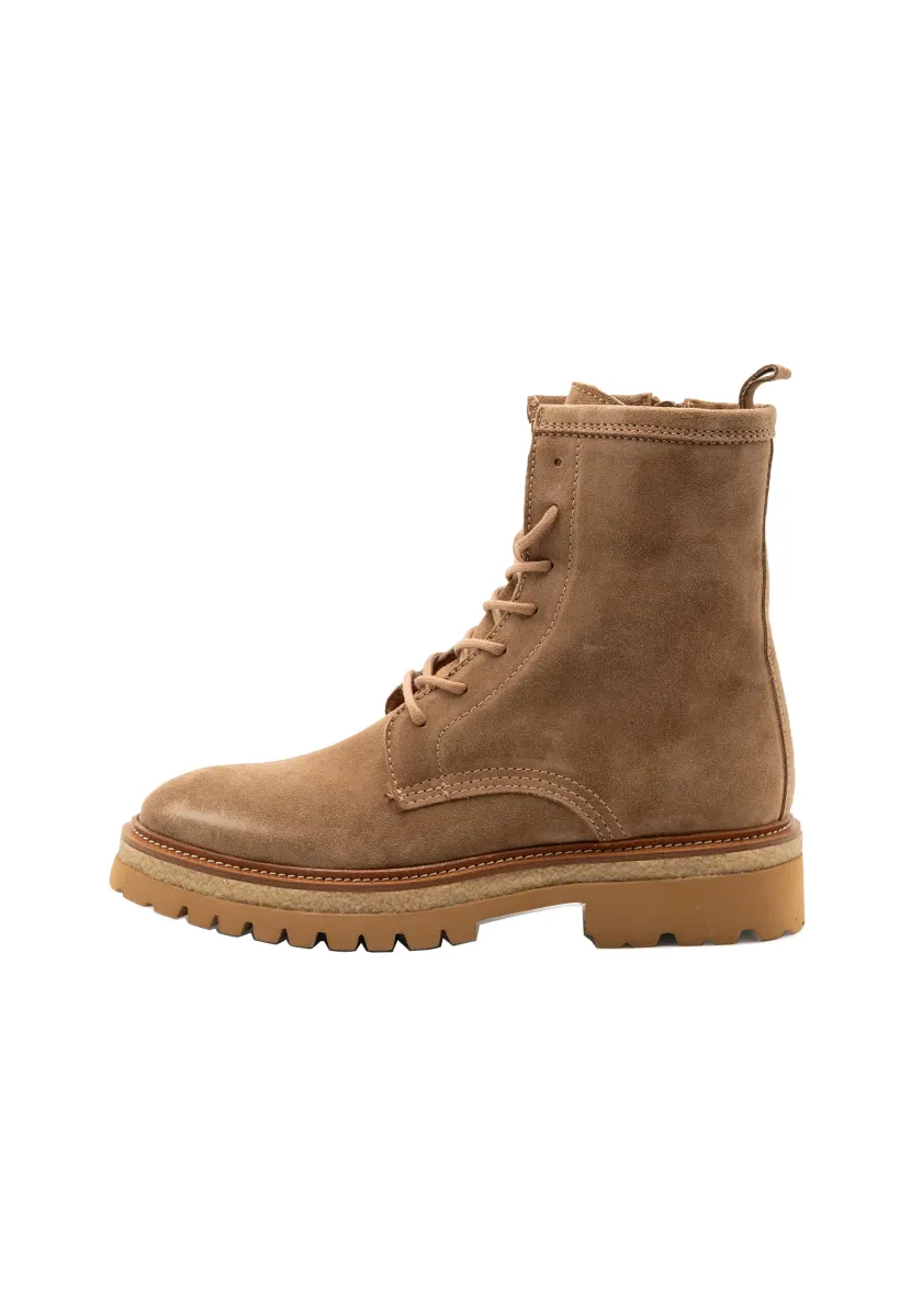 Plateaustiefelette - taupe