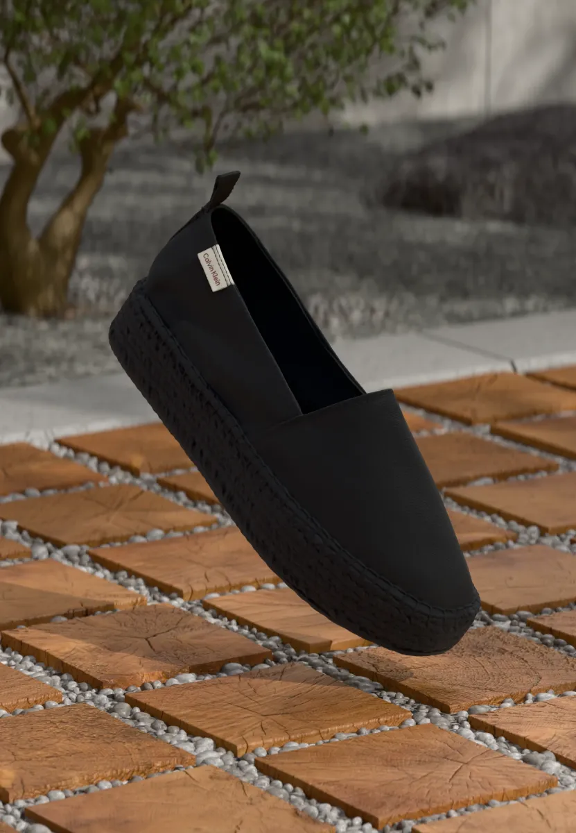 PLATFORM - Espadrille - black