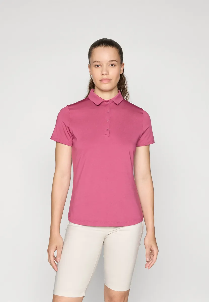 PLAYOFF - Poloshirt - fuchsia dusk/white
