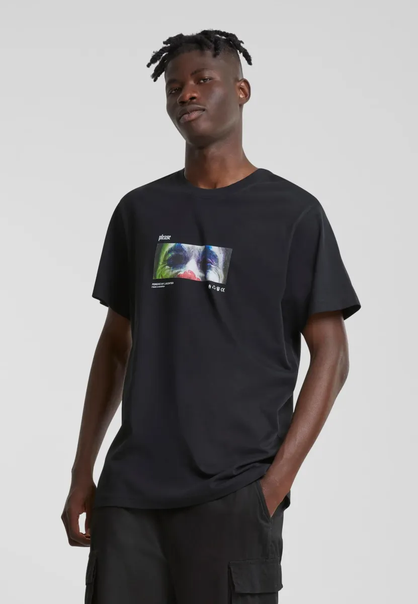 PLEASE  - T-Shirt print - black