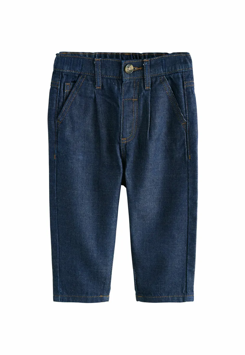 PLEAT FRONT  REGULAR FIT - Jeans Tapered Fit - rinse wash