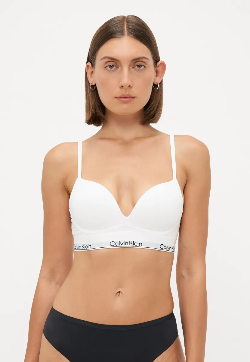 PLUNGE ICON - Push-up BH - white