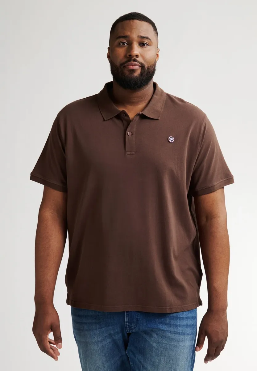 PLUS SIZE CLASSIC MISSOULA - Poloshirt - mud