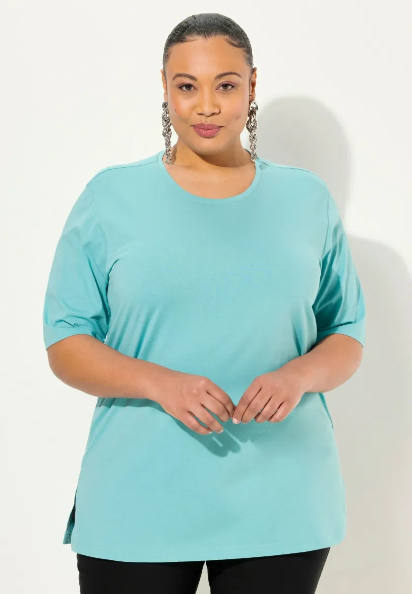 PLUS SIZE SHORT SLEEVE TEE  - T-Shirt basic - mint green