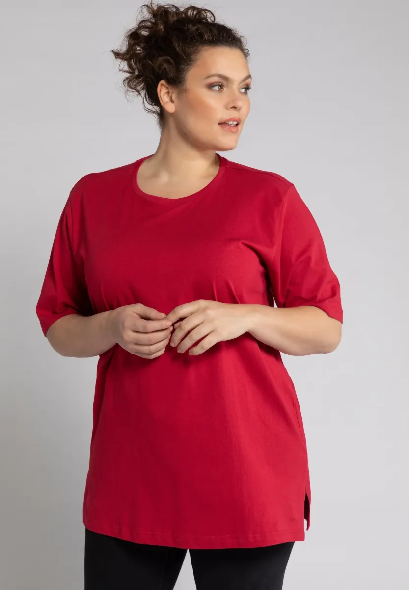 PLUS SIZE SHORT SLEEVE TEE  - T-Shirt basic - mohn