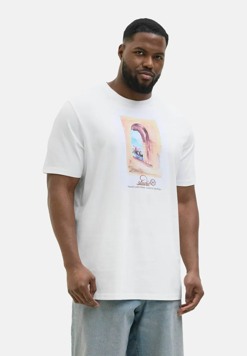 PLUS SIZE  - T-Shirt print - bright white