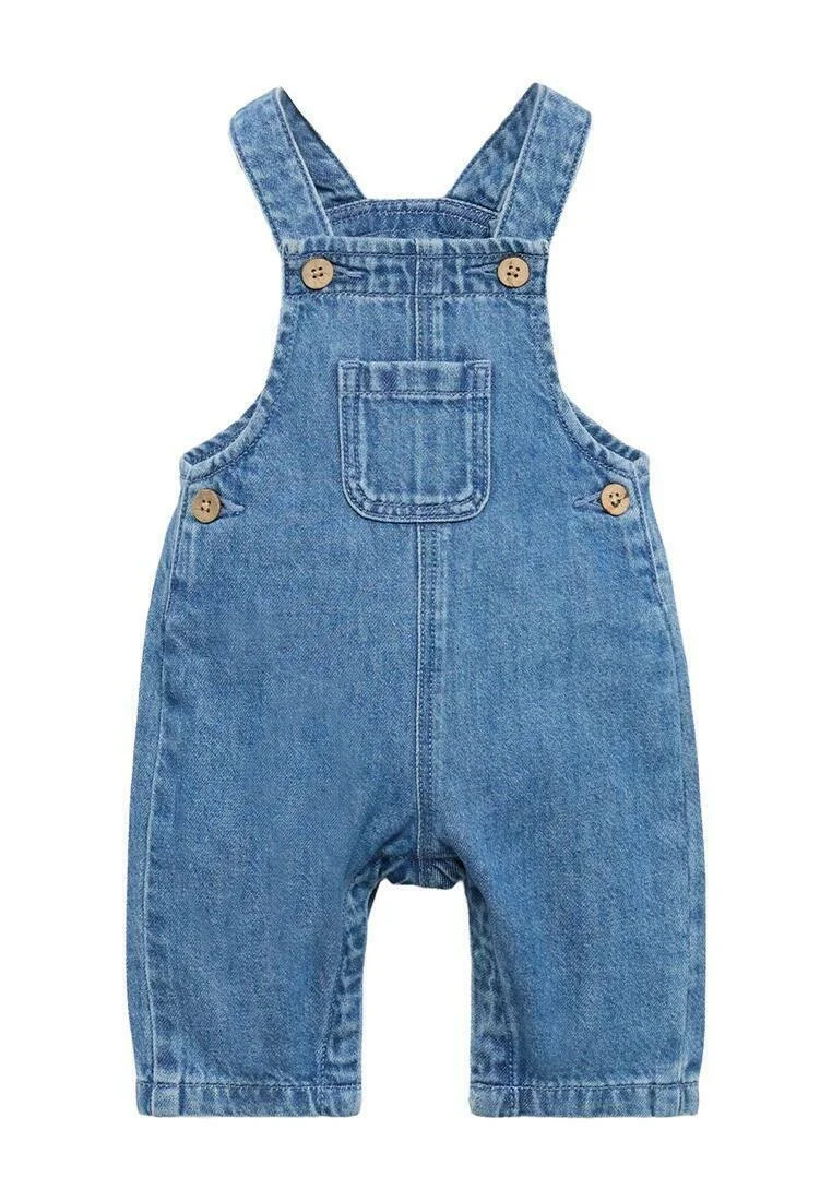 POCKETS - Latzhose - medium blue