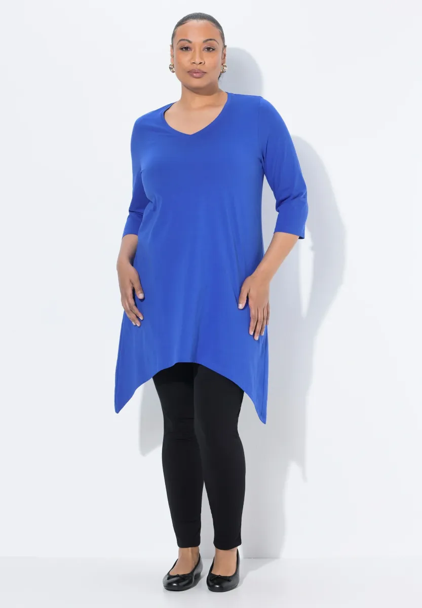 POINTED HEM EMPIRE - Langarmshirt - royal blue