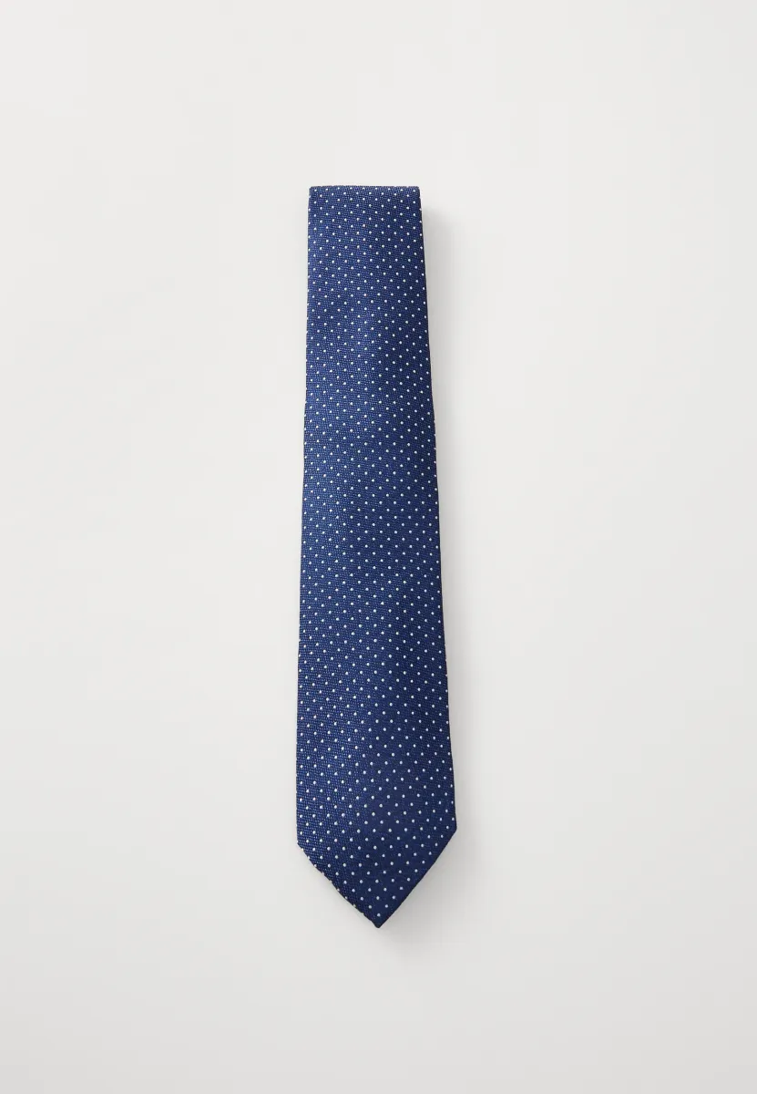 POLKA DOT TIE - Krawatte - navy