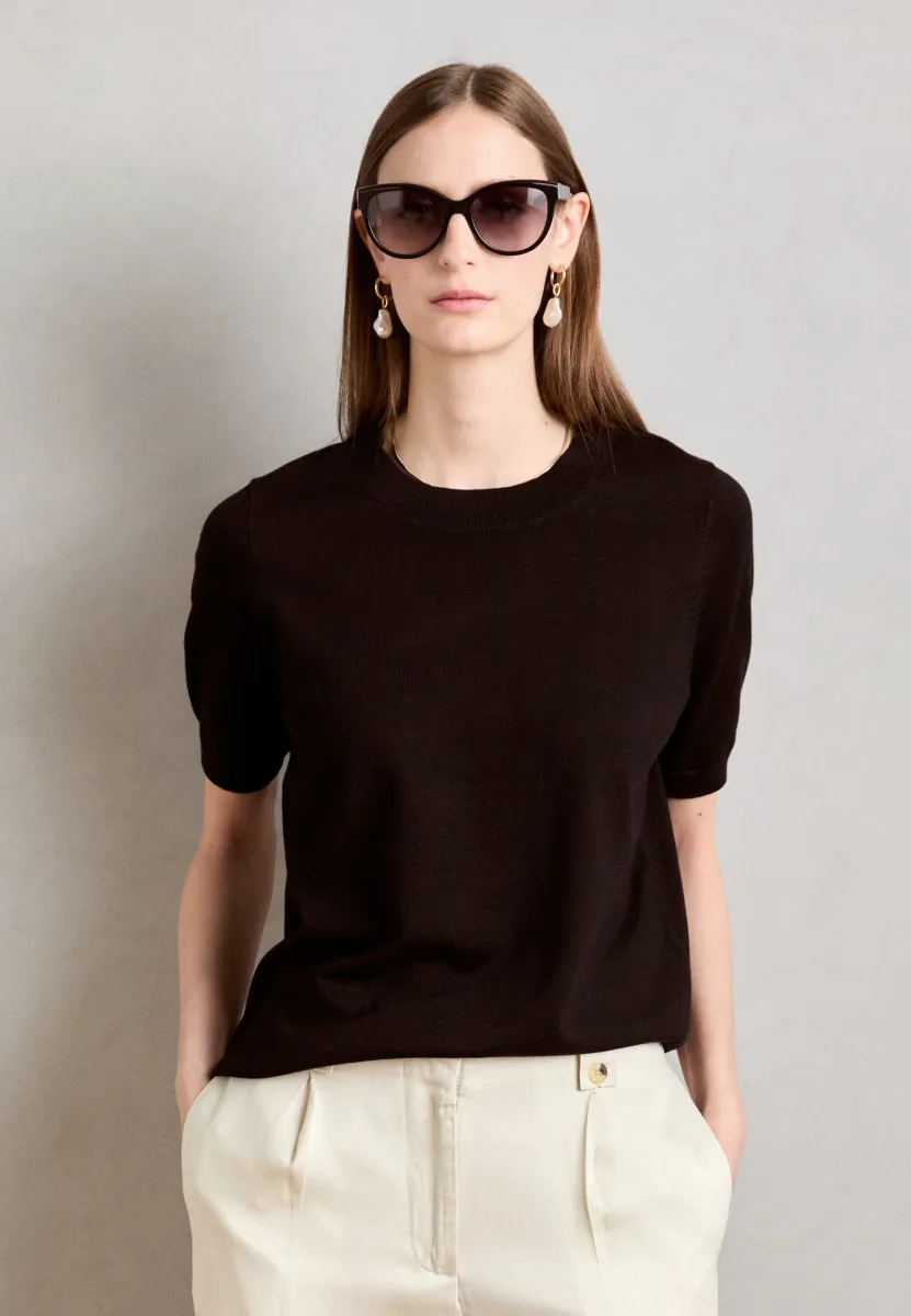 POLLY  - T-Shirt basic - black