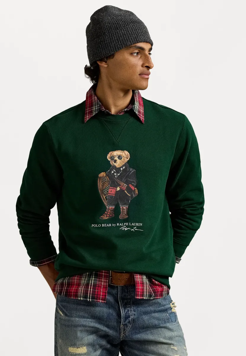 POLO BEAR SWEATSHIRT - Sweatshirt - moss agate