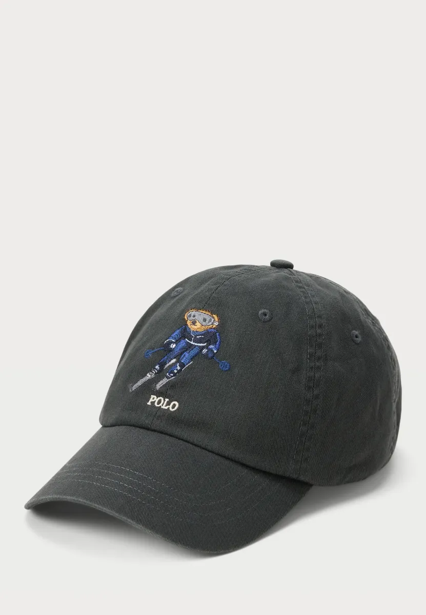 POLO BEAR TWILL BALL CAP - Cap - deep grey