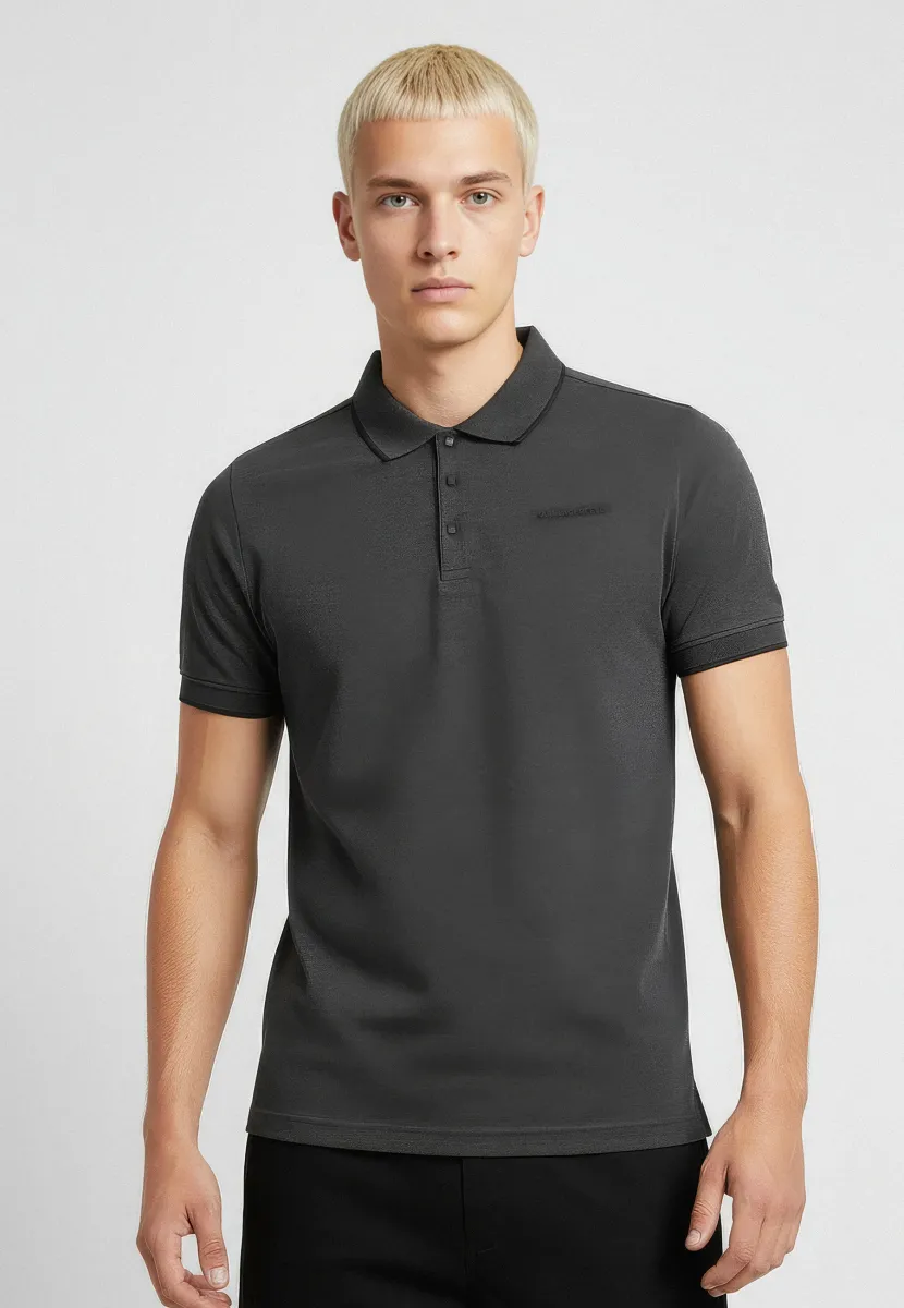 Poloshirt - anthracite melange