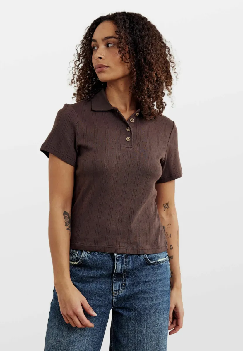 Poloshirt - chocolate