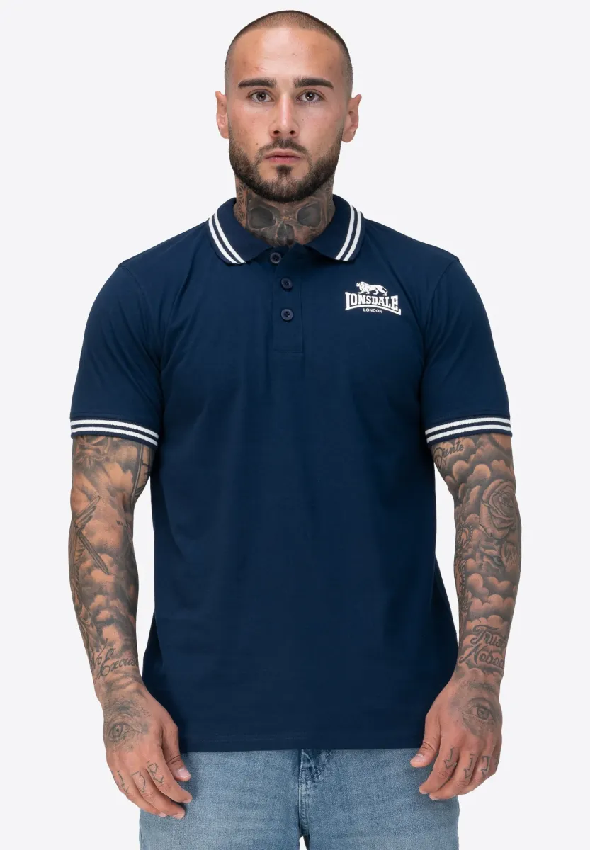 Poloshirt - dark navy/ecru