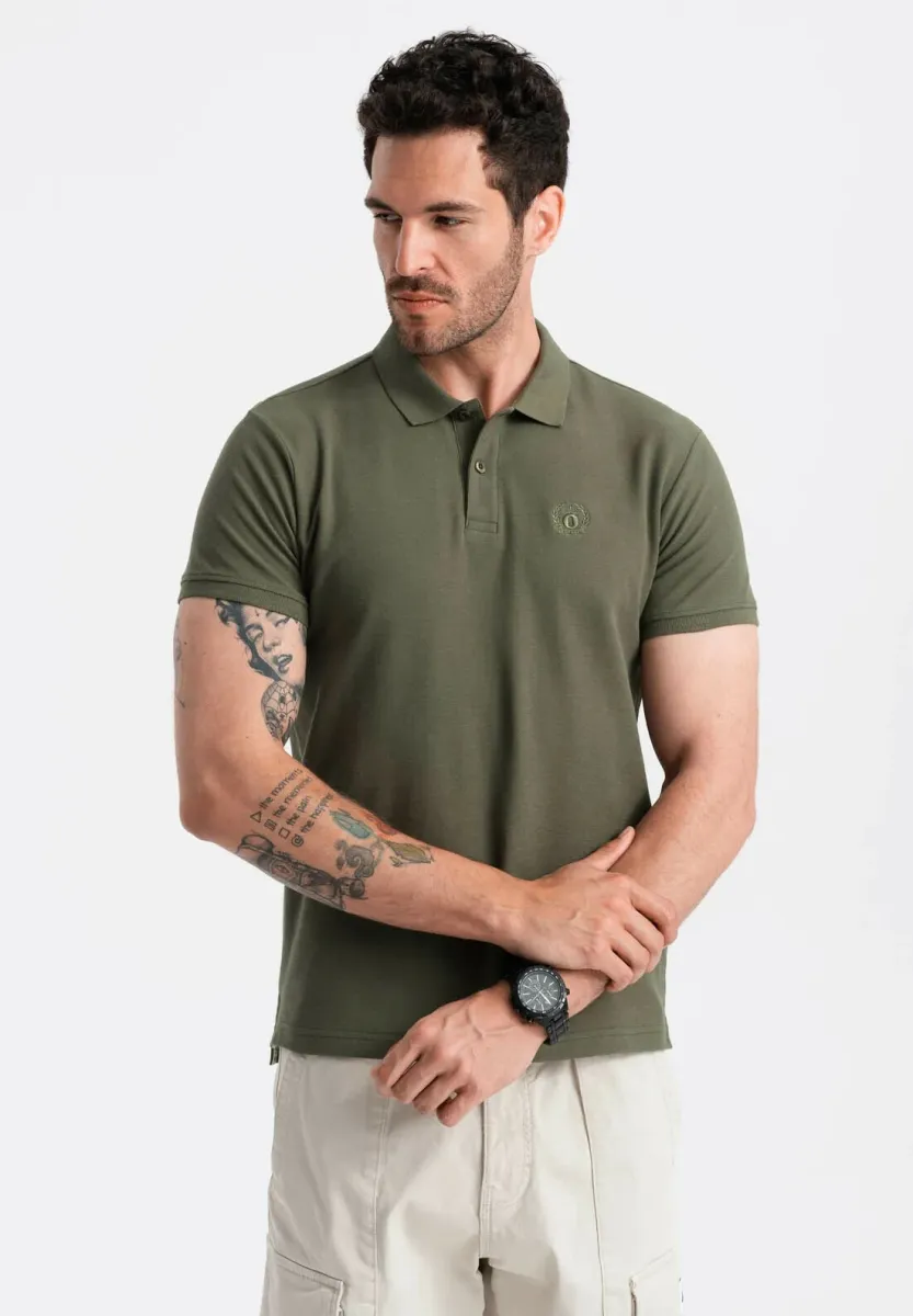Poloshirt - dark olive