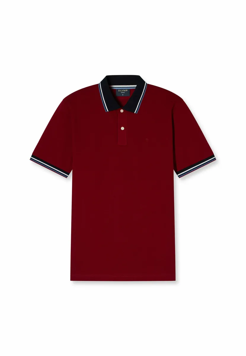 Poloshirt - dunkelrot