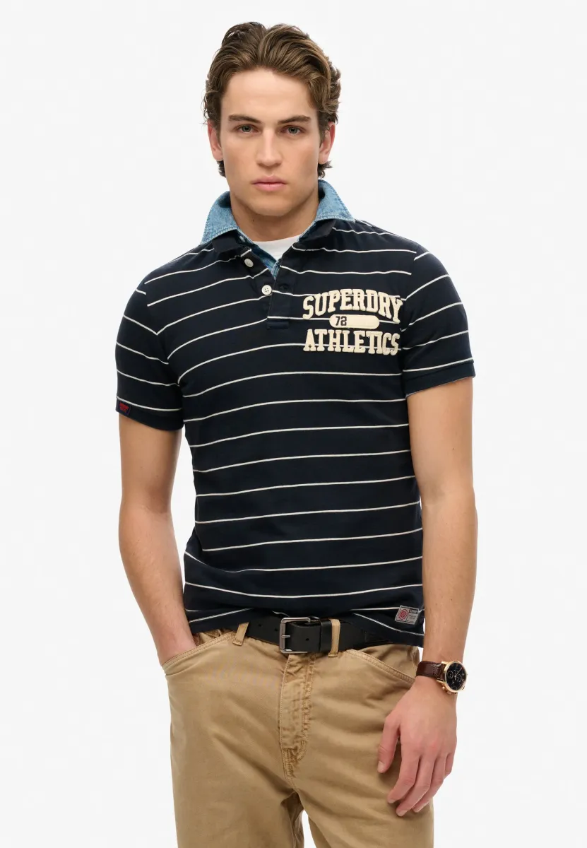 Poloshirt - eclipse navy stripe