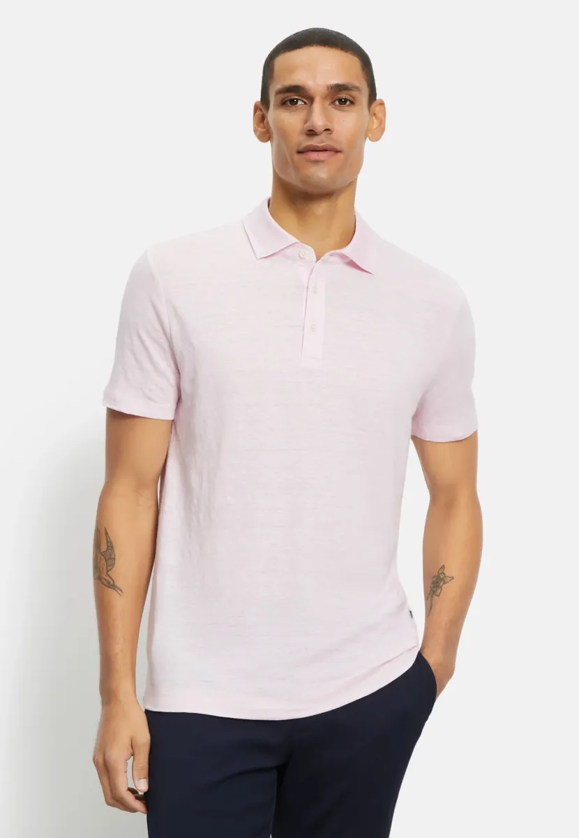 Poloshirt - hellrosé