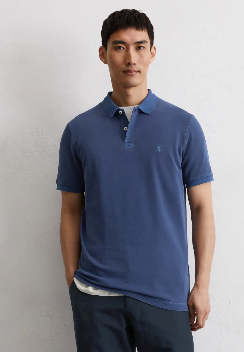 Poloshirt - iris ink