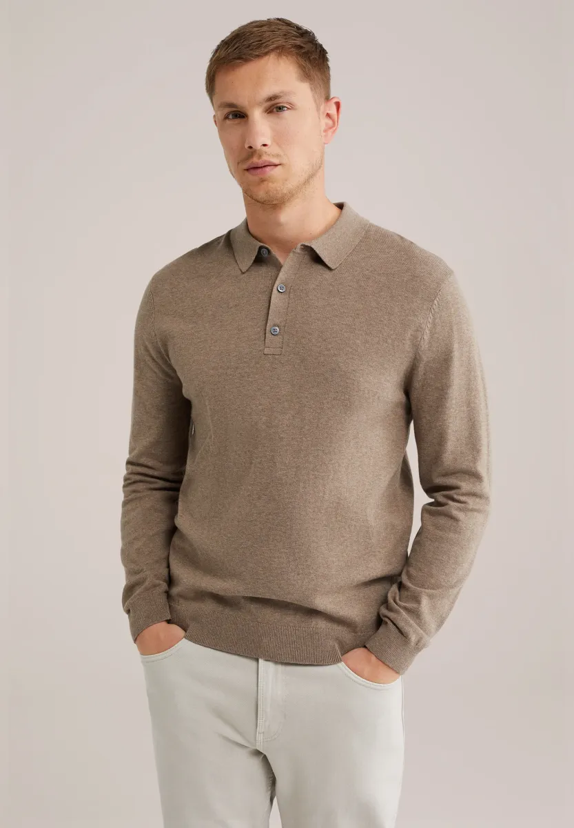 Poloshirt - light brown