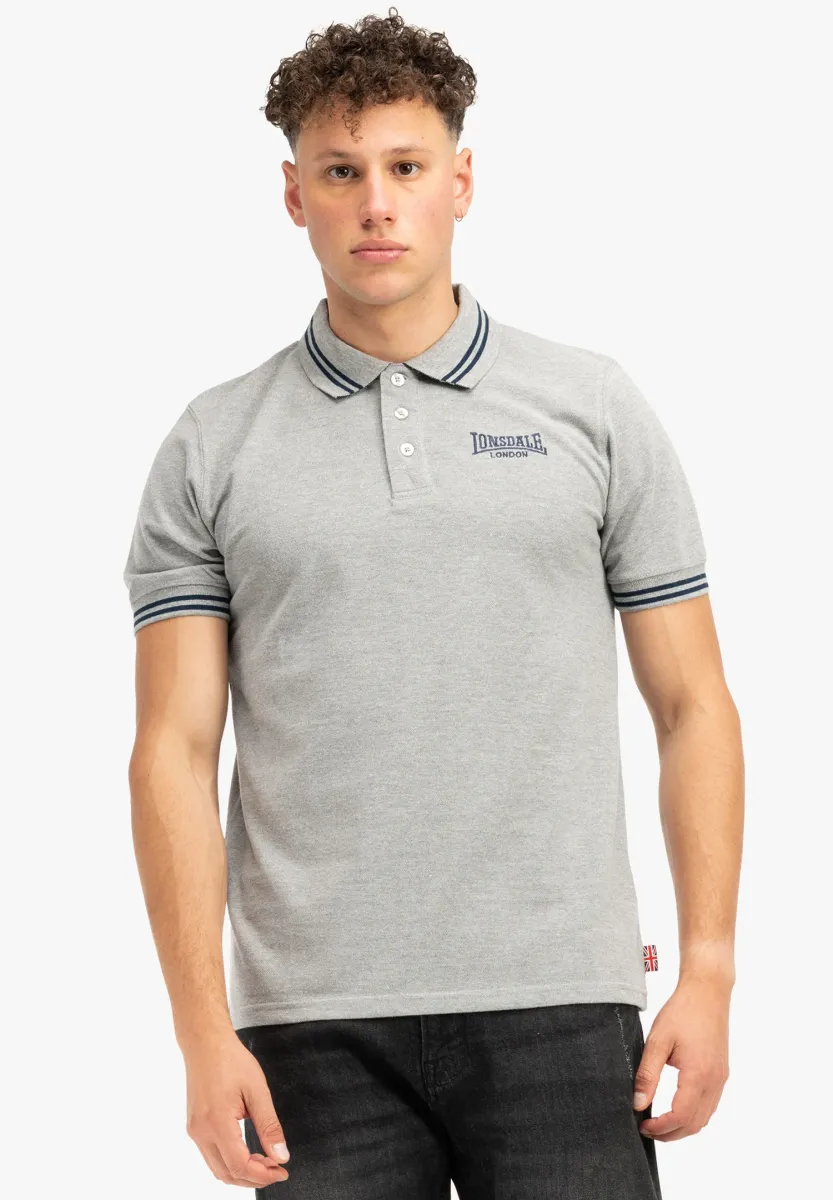 Poloshirt - marl grey navy