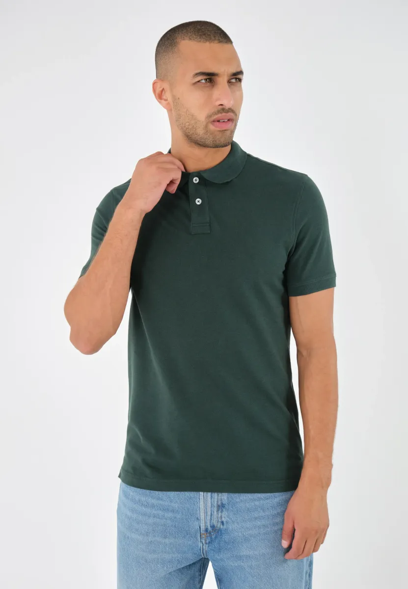Poloshirt - metallic green