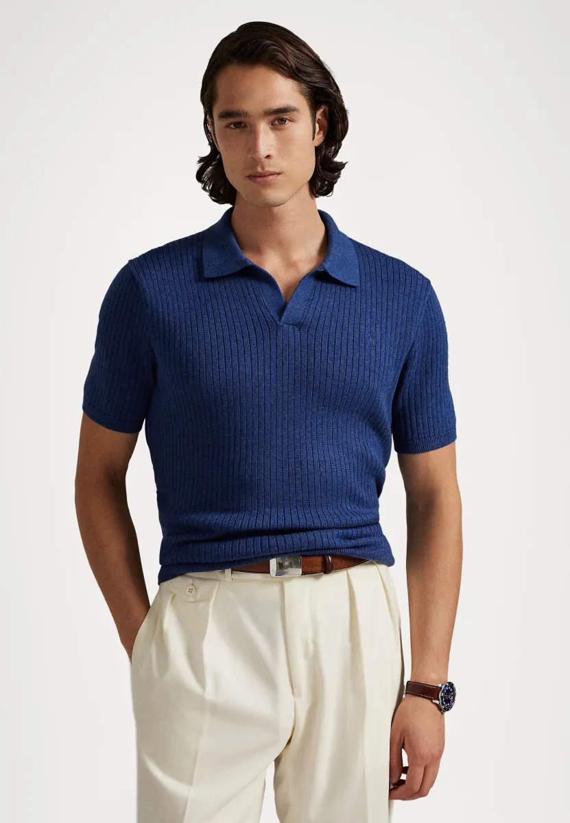 Poloshirt - rustic navy heather