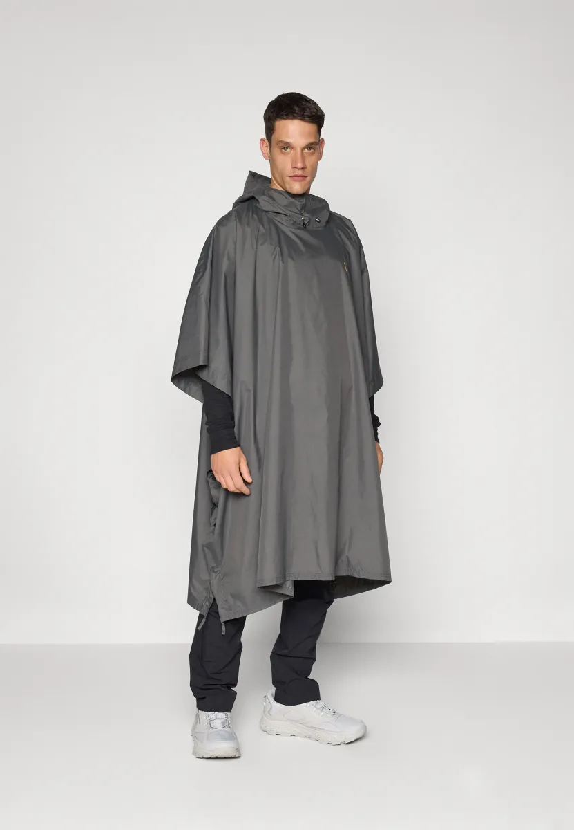 PONCHO UNISEX - Regenjacke / wasserabweisende Jacke - graphite