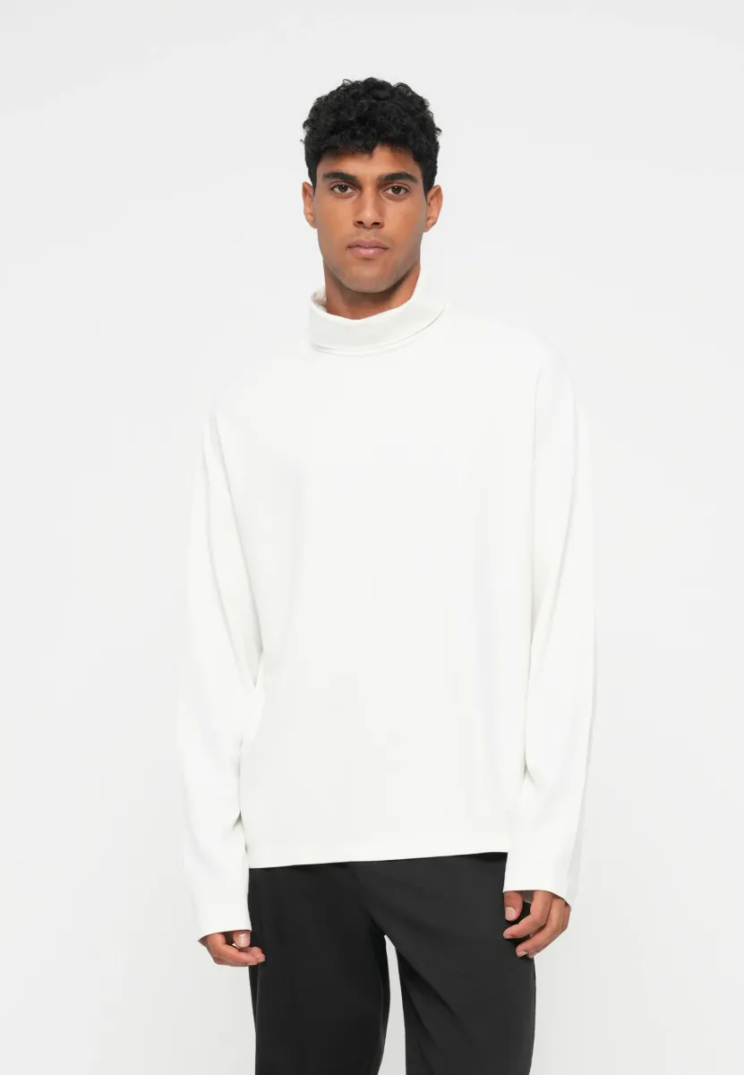 PONTE ROLLNECK - Strickpullover - tofu
